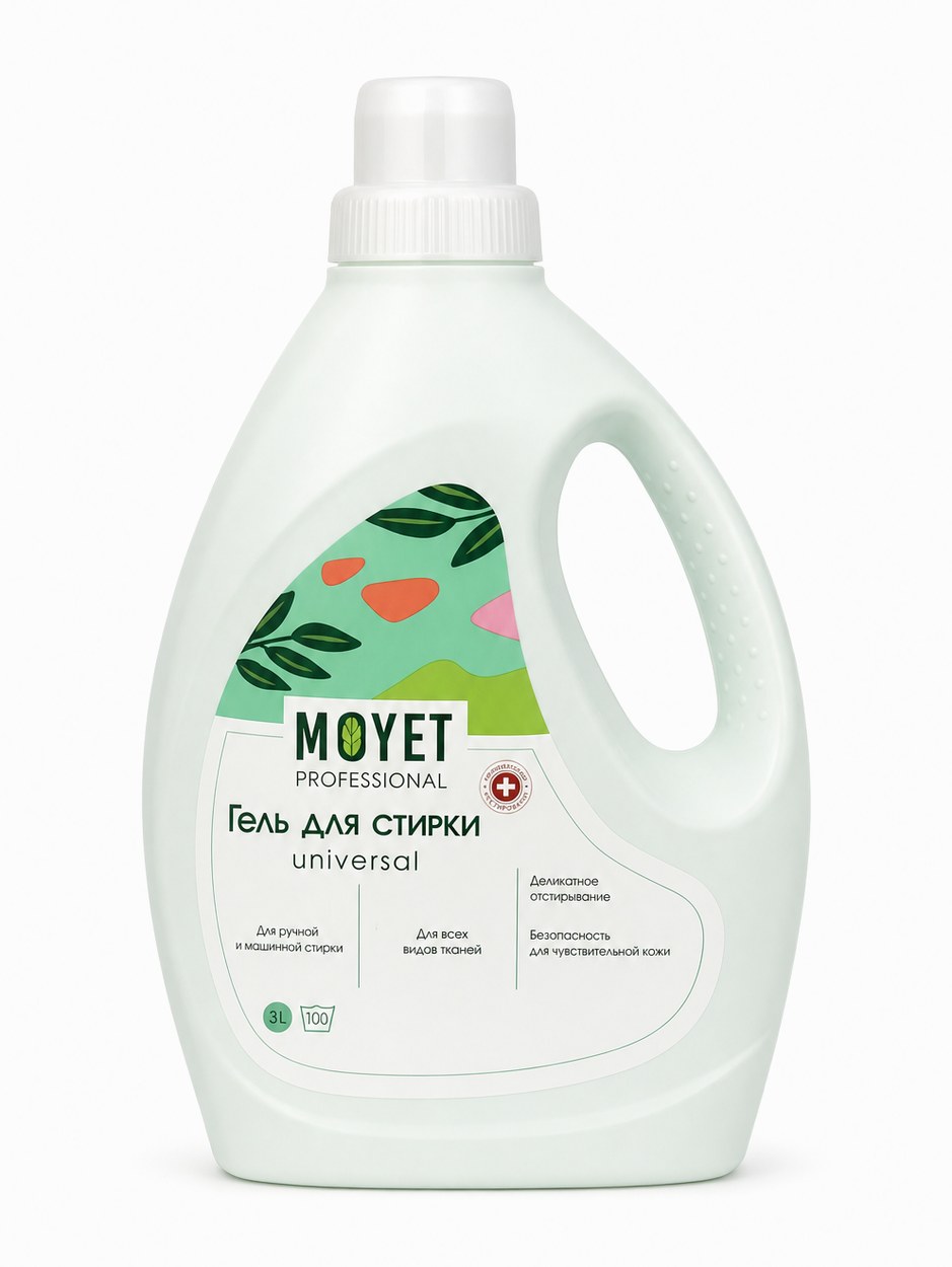Гель для стирки MOYET Universal, 3 литра